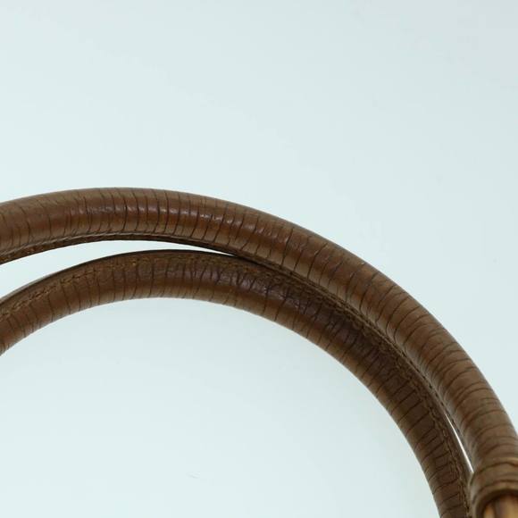 GUCCI GG Canvas Bamboo Hand Bag Beige 112530 Auth yk8569 - Picture 8 of 16